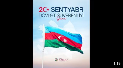 20 Sentyabr - Azərbaycan Respublikasının Dövlət Suverenliyi Günü